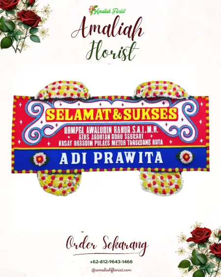 Papan Bunga Ucapan Selamat Blagung