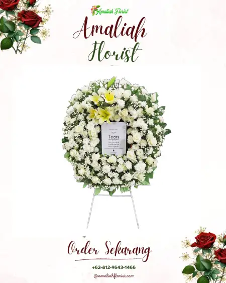 Krans Bunga Duka Blagung